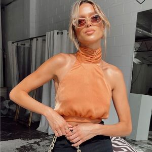 Princess Polly Paityn Top Orange